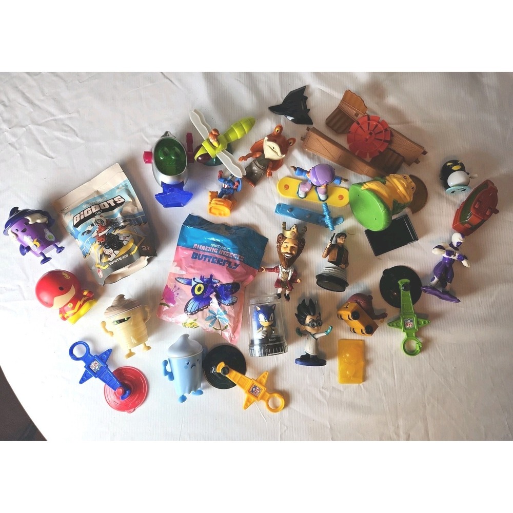 25+ Collectible Burger King & Wendy's‎ Toys NIB & Loose Many Vintage Fun, Unique